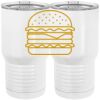 20 oz. Tall Stainless Steel Vacuum Insulated Tumbler White Thumbnail