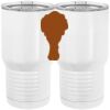 20 oz. Tall Stainless Steel Vacuum Insulated Tumbler White Thumbnail