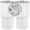 20 oz. Tall Stainless Steel Vacuum Insulated Tumbler White Thumbnail