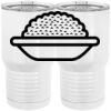 20 oz. Tall Stainless Steel Vacuum Insulated Tumbler White Thumbnail