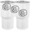 20 oz. Tall Stainless Steel Vacuum Insulated Tumbler White Thumbnail