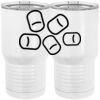 20 oz. Tall Stainless Steel Vacuum Insulated Tumbler White Thumbnail