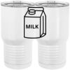 20 oz. Tall Stainless Steel Vacuum Insulated Tumbler White Thumbnail