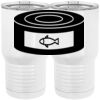 20 oz. Tall Stainless Steel Vacuum Insulated Tumbler White Thumbnail