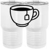 20 oz. Tall Stainless Steel Vacuum Insulated Tumbler White Thumbnail