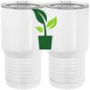 20 oz. Tall Stainless Steel Vacuum Insulated Tumbler White Thumbnail