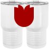 20 oz. Tall Stainless Steel Vacuum Insulated Tumbler White Thumbnail