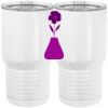 20 oz. Tall Stainless Steel Vacuum Insulated Tumbler White Thumbnail