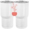 20 oz. Tall Stainless Steel Vacuum Insulated Tumbler White Thumbnail