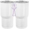 20 oz. Tall Stainless Steel Vacuum Insulated Tumbler White Thumbnail