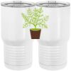 20 oz. Tall Stainless Steel Vacuum Insulated Tumbler White Thumbnail