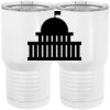 20 oz. Tall Stainless Steel Vacuum Insulated Tumbler White Thumbnail
