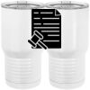 20 oz. Tall Stainless Steel Vacuum Insulated Tumbler White Thumbnail