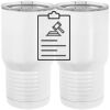 20 oz. Tall Stainless Steel Vacuum Insulated Tumbler White Thumbnail