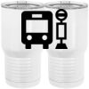 20 oz. Tall Stainless Steel Vacuum Insulated Tumbler White Thumbnail