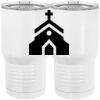 20 oz. Tall Stainless Steel Vacuum Insulated Tumbler White Thumbnail