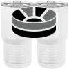 20 oz. Tall Stainless Steel Vacuum Insulated Tumbler White Thumbnail