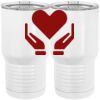 20 oz. Tall Stainless Steel Vacuum Insulated Tumbler White Thumbnail