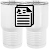 20 oz. Tall Stainless Steel Vacuum Insulated Tumbler White Thumbnail