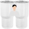20 oz. Tall Stainless Steel Vacuum Insulated Tumbler White Thumbnail