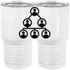 20 oz. Tall Stainless Steel Vacuum Insulated Tumbler White Thumbnail