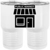 20 oz. Tall Stainless Steel Vacuum Insulated Tumbler White Thumbnail