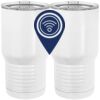 20 oz. Tall Stainless Steel Vacuum Insulated Tumbler White Thumbnail