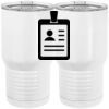 20 oz. Tall Stainless Steel Vacuum Insulated Tumbler White Thumbnail