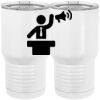 20 oz. Tall Stainless Steel Vacuum Insulated Tumbler White Thumbnail