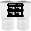 20 oz. Tall Stainless Steel Vacuum Insulated Tumbler White Thumbnail