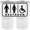 20 oz. Tall Stainless Steel Vacuum Insulated Tumbler White Thumbnail