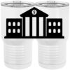 20 oz. Tall Stainless Steel Vacuum Insulated Tumbler White Thumbnail