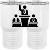 20 oz. Tall Stainless Steel Vacuum Insulated Tumbler White Thumbnail