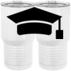 20 oz. Tall Stainless Steel Vacuum Insulated Tumbler White Thumbnail