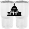 20 oz. Tall Stainless Steel Vacuum Insulated Tumbler White Thumbnail