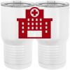 20 oz. Tall Stainless Steel Vacuum Insulated Tumbler White Thumbnail