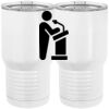 20 oz. Tall Stainless Steel Vacuum Insulated Tumbler White Thumbnail