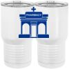 20 oz. Tall Stainless Steel Vacuum Insulated Tumbler White Thumbnail