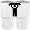 20 oz. Tall Stainless Steel Vacuum Insulated Tumbler White Thumbnail