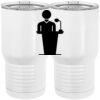 20 oz. Tall Stainless Steel Vacuum Insulated Tumbler White Thumbnail