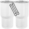 20 oz. Tall Stainless Steel Vacuum Insulated Tumbler White Thumbnail