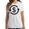 1-DAY RUSH NO MINIMUM Ladies Crew Neck Short Sleeve T-Shirt Thumbnail