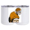 10 oz. White Stainless Steel Short Tumbler Thumbnail