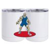 10 oz. White Stainless Steel Short Tumbler Thumbnail