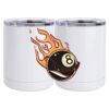 10 oz. White Stainless Steel Short Tumbler Thumbnail