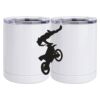 10 oz. White Stainless Steel Short Tumbler Thumbnail