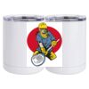 10 oz. White Stainless Steel Short Tumbler Thumbnail