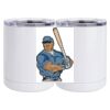 10 oz. White Stainless Steel Short Tumbler Thumbnail