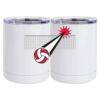 10 oz. White Stainless Steel Short Tumbler Thumbnail