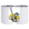 10 oz. White Stainless Steel Short Tumbler Thumbnail